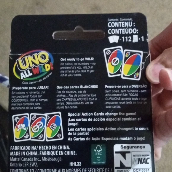 Uno *All Wild* Card Game - Picture 3 of 4